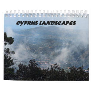Calendário das paisagens cipriotas