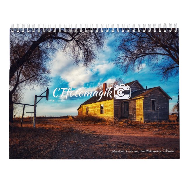 Calendário das paredes do CTfotomagik 2020 (Verso)