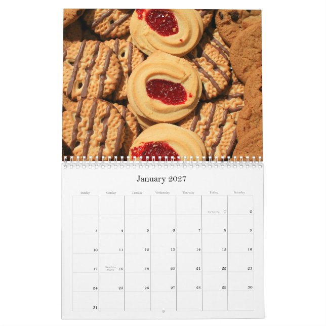 Calendário das pastelarias 2012 (Jan 2027)
