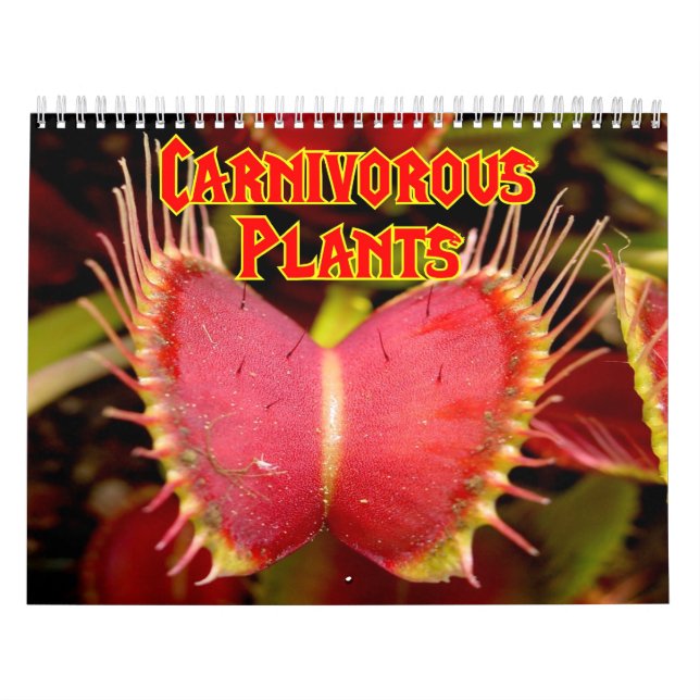 Calendário das plantas carnívoras (Capa)