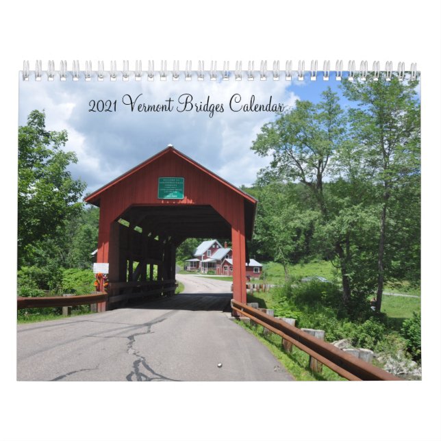 Calendário das Pontes Vermont 2021 (Capa)