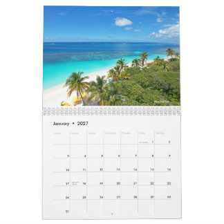 Calendário das Praias de Anguilla 2027