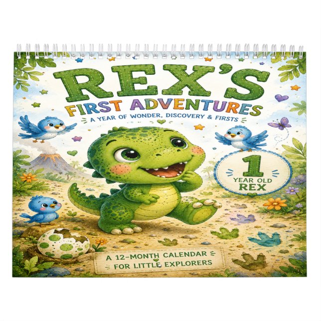 Calendário das Primeiras Aventuras do Rex (Capa)