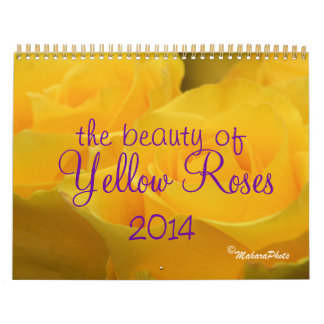 Calendário das Rosas Amarelas 2014 - EDIT ANO, con