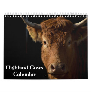 Calendário das Vacas do Highland 2026