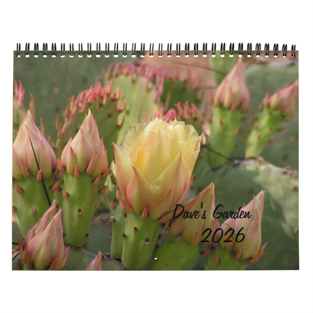 Calendário Dave's Garden 2026 Calendar (Capa)