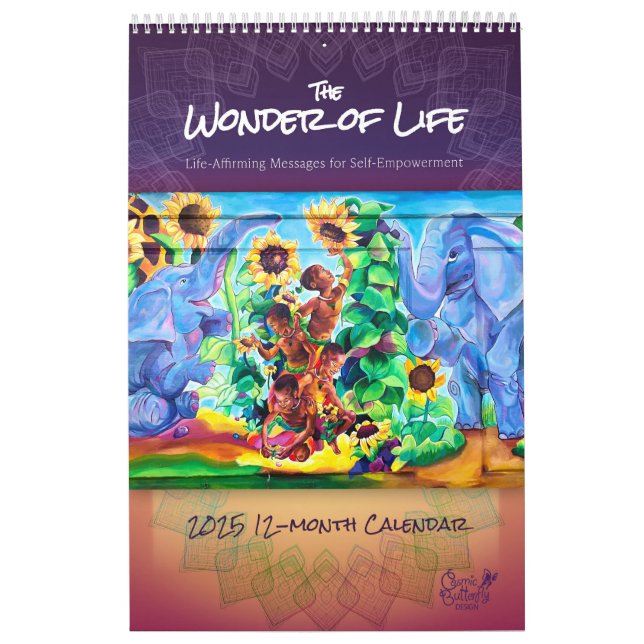 Calendário de 12 meses 2025 (Capa)