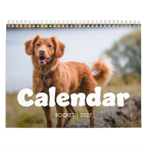 Calendário de 12 Meses Crie o Seu Próprio Cachorro