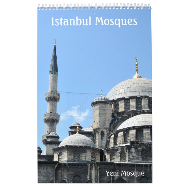 Calendário de 12 meses das Mesquitas de Istambul (Capa)