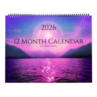 Calendário de 12 Meses de 2026 por SSTRANGECLOUDSS