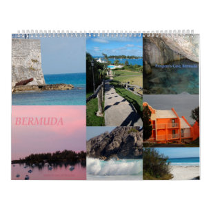 Calendário de 12 meses de Bermuda