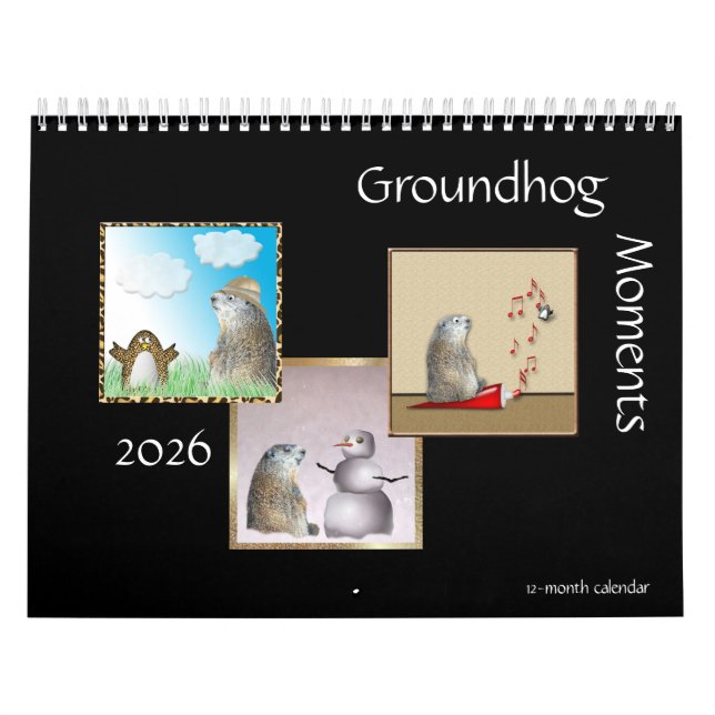 Calendário de 12 Meses de Momentos do Groundhog 20 (Capa)