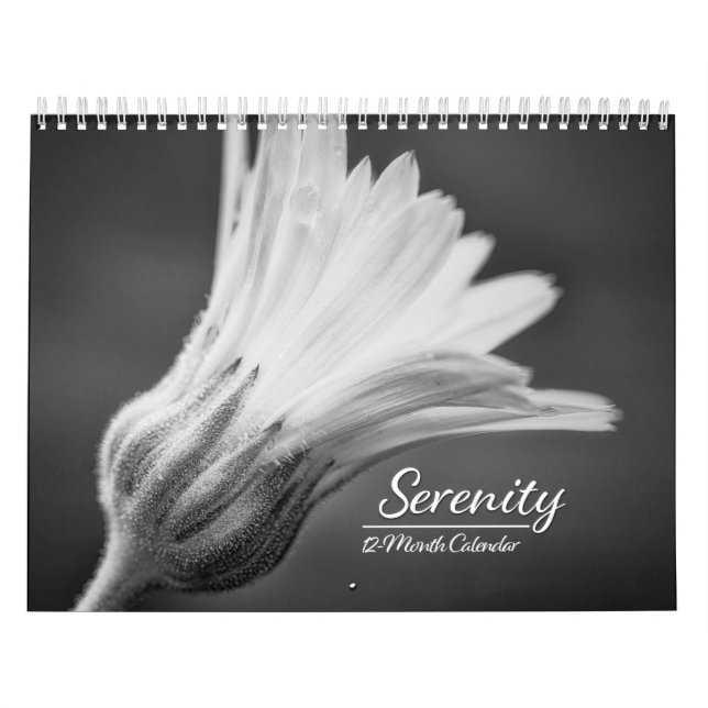 Calendário de 12 Meses de Serenidade (Capa)