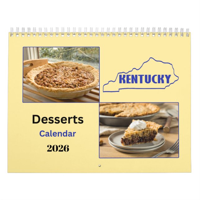 Calendário de 12 Meses de Sobremesas de Kentucky 2 (Capa)