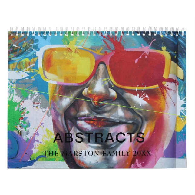 Calendário de 12 meses do Abstrato Dreams (Capa)