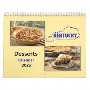 Calendário de 12 Meses do Kentucky Desserts