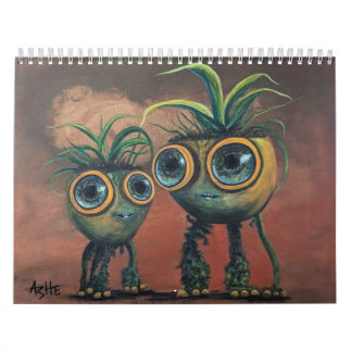 Calendário de 12 meses do Surrealismo Imporal Fant