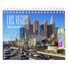 Calendário de 12 Meses em Las Vegas
