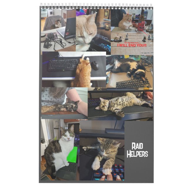 Calendário de 18 meses do Sleuth o' Floofs (Verso)