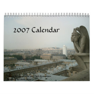 Calendário de 2007 em Paris