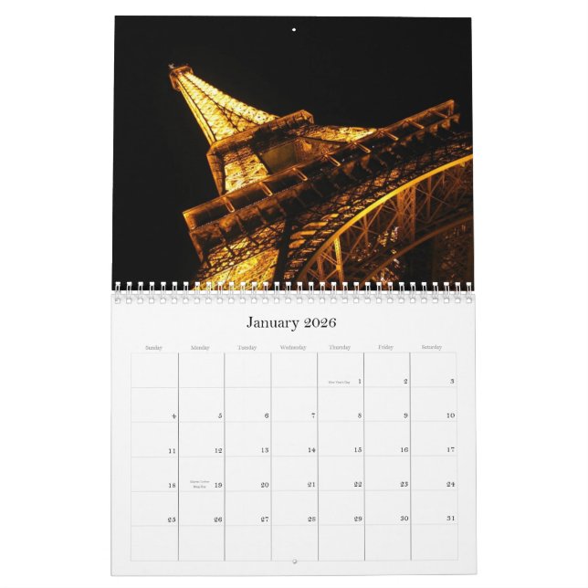 Calendário de 2007 em Paris (Jan 2026)