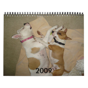 Calendário de 2009 cães - personalizado - C… -