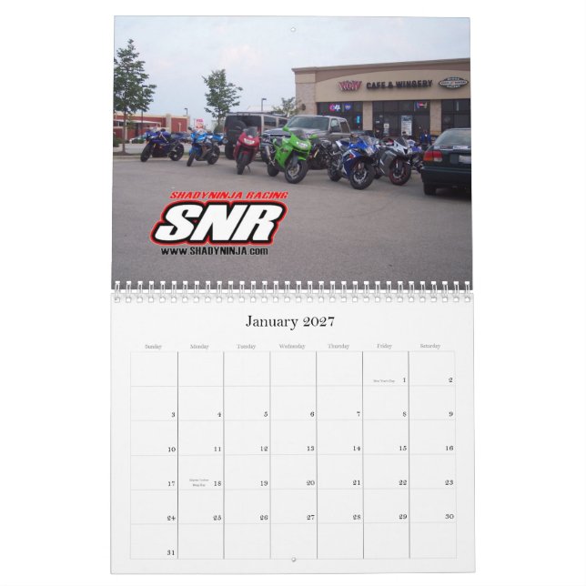 Calendário de 2009 SNR (Jan 2027)