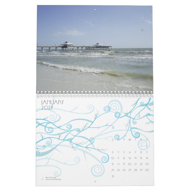 Calendário de 2010 praias (Jan 2027)