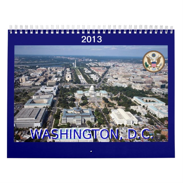 Calendário de 2013 dos Marcos de Washington DC (Capa)