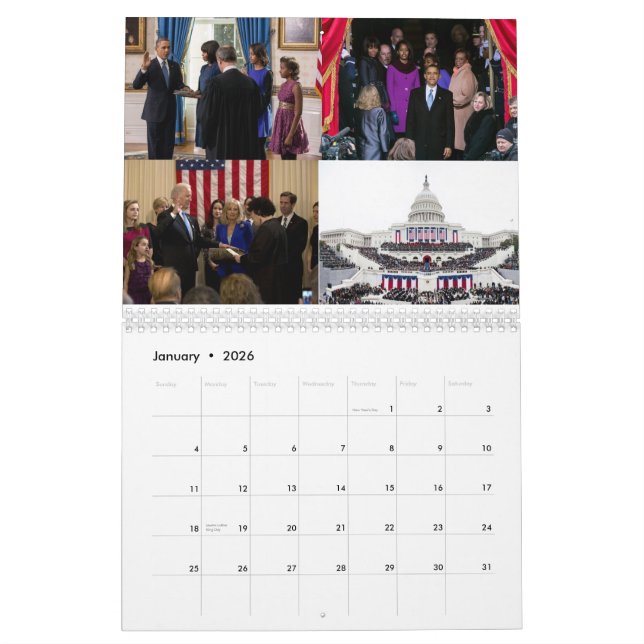 Calendário de 2014 - "Através dos Anos" (Jan 2026)