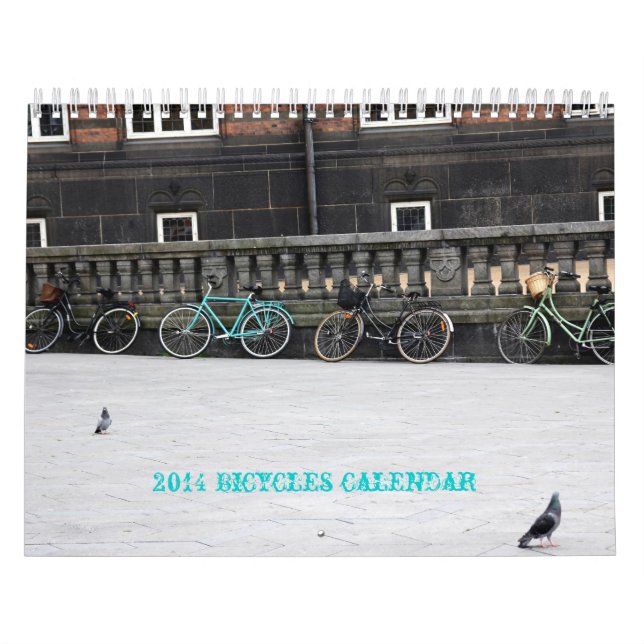 calendário de 2014 bicicletas (Capa)