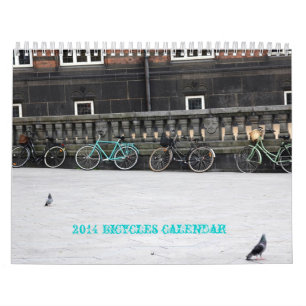 calendário de 2014 bicicletas