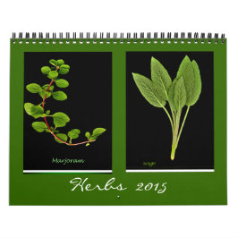 Calendário de 2015 ervas