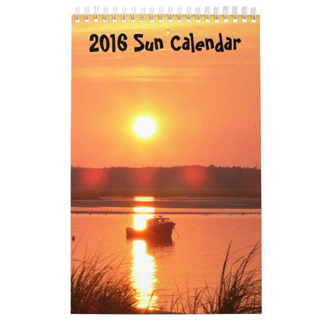 Calendário de 2016 Sun (Capa)