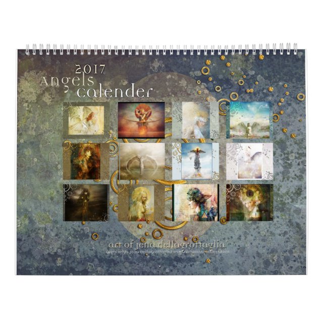 Calendário de 2017 anjos (Verso)