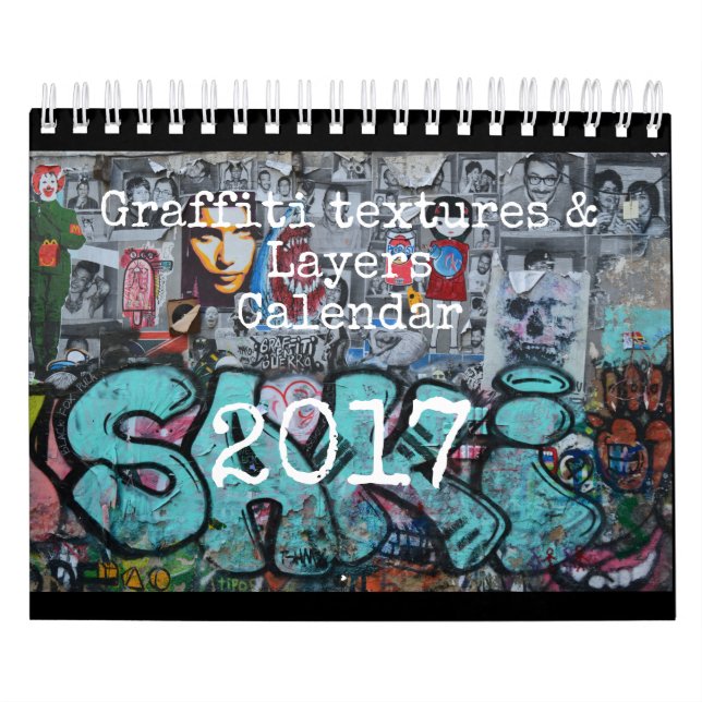 Calendário de 2017 grafites (Capa)