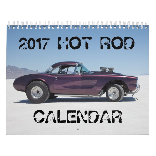 Calendário de 2017 hot rod (Capa)