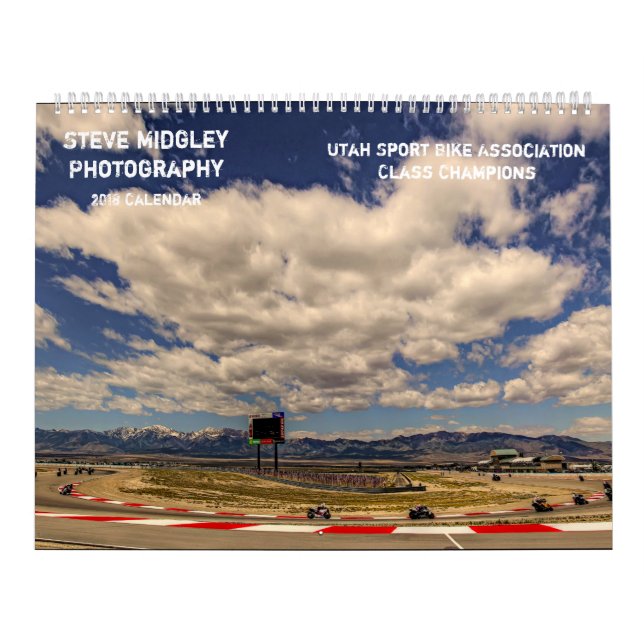 Calendário de 2018 da Fotografia Steve Midgley (Capa)
