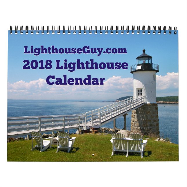 Calendário de 2018 LighthouseGuy.com Lighthouse (Capa)