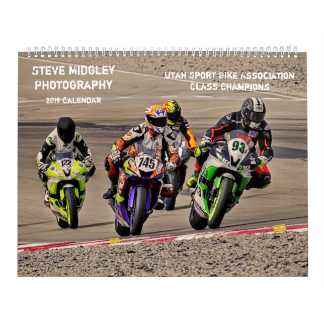Calendário de 2019 da Fotografia Steve Midgley (Capa)