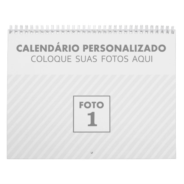 Calendário de 2020 em português (Capa)