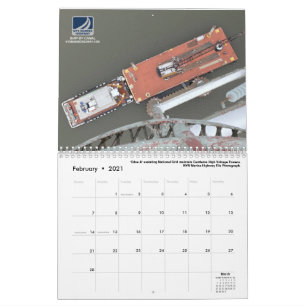 Calendário de 2021 - Barcos-Tubarão no Trabalho