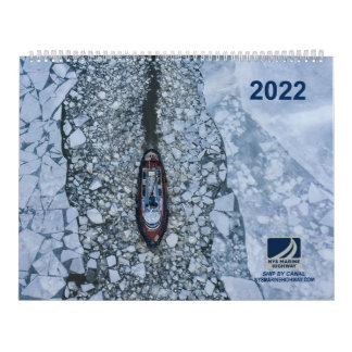 Calendário de 2022 NYS - Barcos Marinhos no Trabal