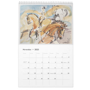 Calendário de 2023 da Susan Payne Equine Art