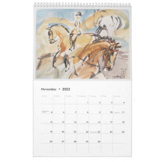 Calendário de 2023 da Susan Payne Equine Art