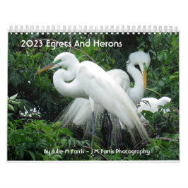 Calendário De 2023 Egrets E Herões 2