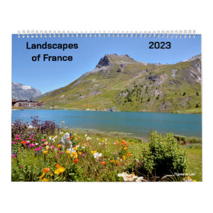 Calendário de 2023 paisagens da França