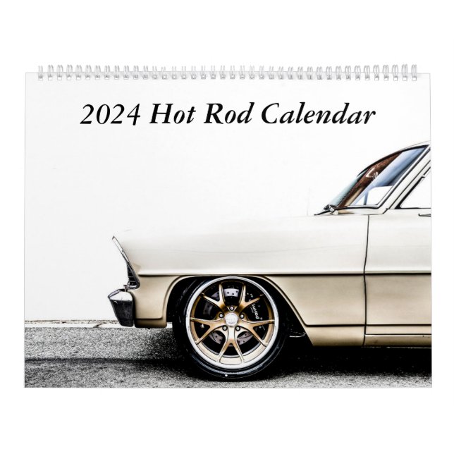 Calendário de 2024 Hot Rod (Capa)