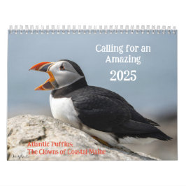 Calendário de 2025 do Atlantic Puffins