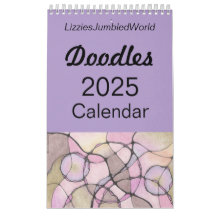 Calendário de 2025 Doodles